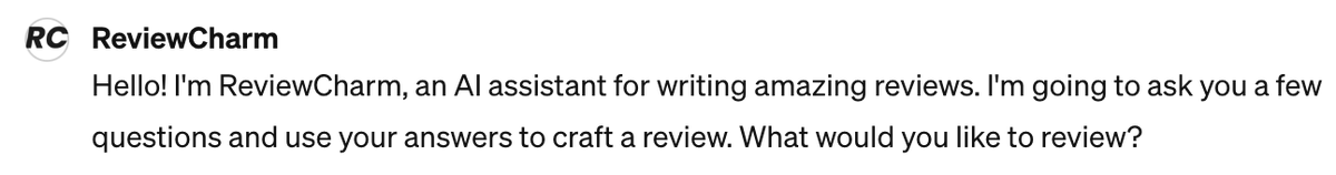 srothst1's tweet photo. I created a #gpt that generate insightful reviews and testimonials using @OpenAI's ChatGPT. #ChatGPT4 

Check it out here: https://t.co/niNf07CSX4 https://t.co/pmvWjrBjyP