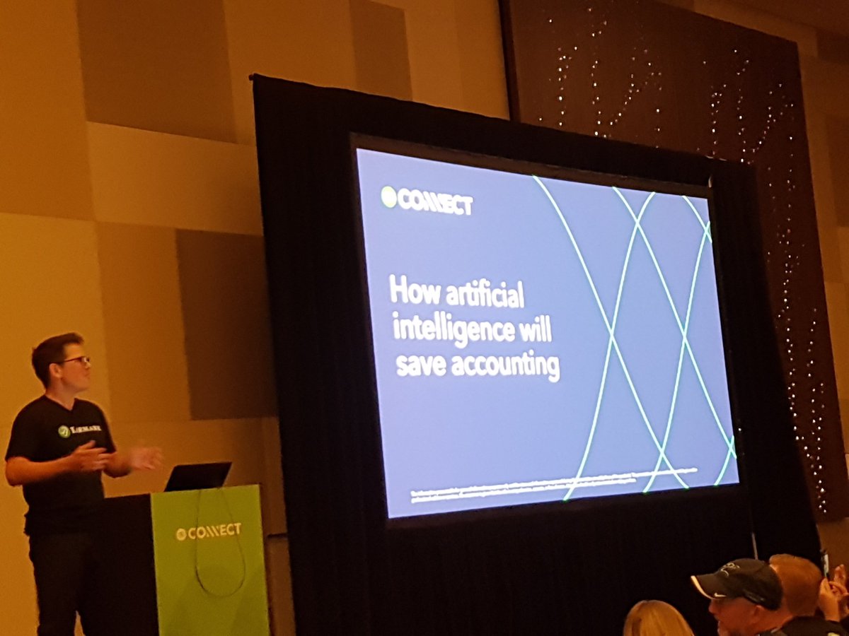 Beyond excited to attend a #QBConnect session with @BlakeTOliver of the @AcctPod!!

'How Artifical Intelligence will Save Accounting'