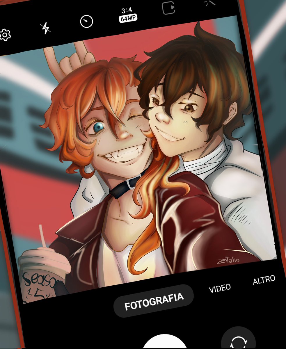 Zenotalis's tweet photo. A bit of Soukoku for y'all
This is a dtiys of @/ninfadora7 on Instagram! Go check on their account!!

#soukoku #art #chuuya #dazai 🐌🐟 https://t.co/v92RpPjgM4
