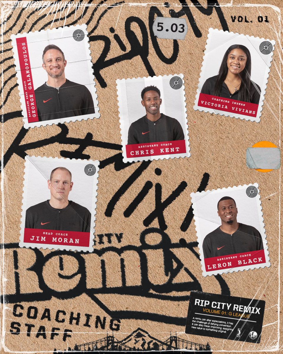ripcityremix's tweet image. Help us welcome our 2023-2024 Rip City Remix Coaching, Training, and Basketball Ops staff! 💿