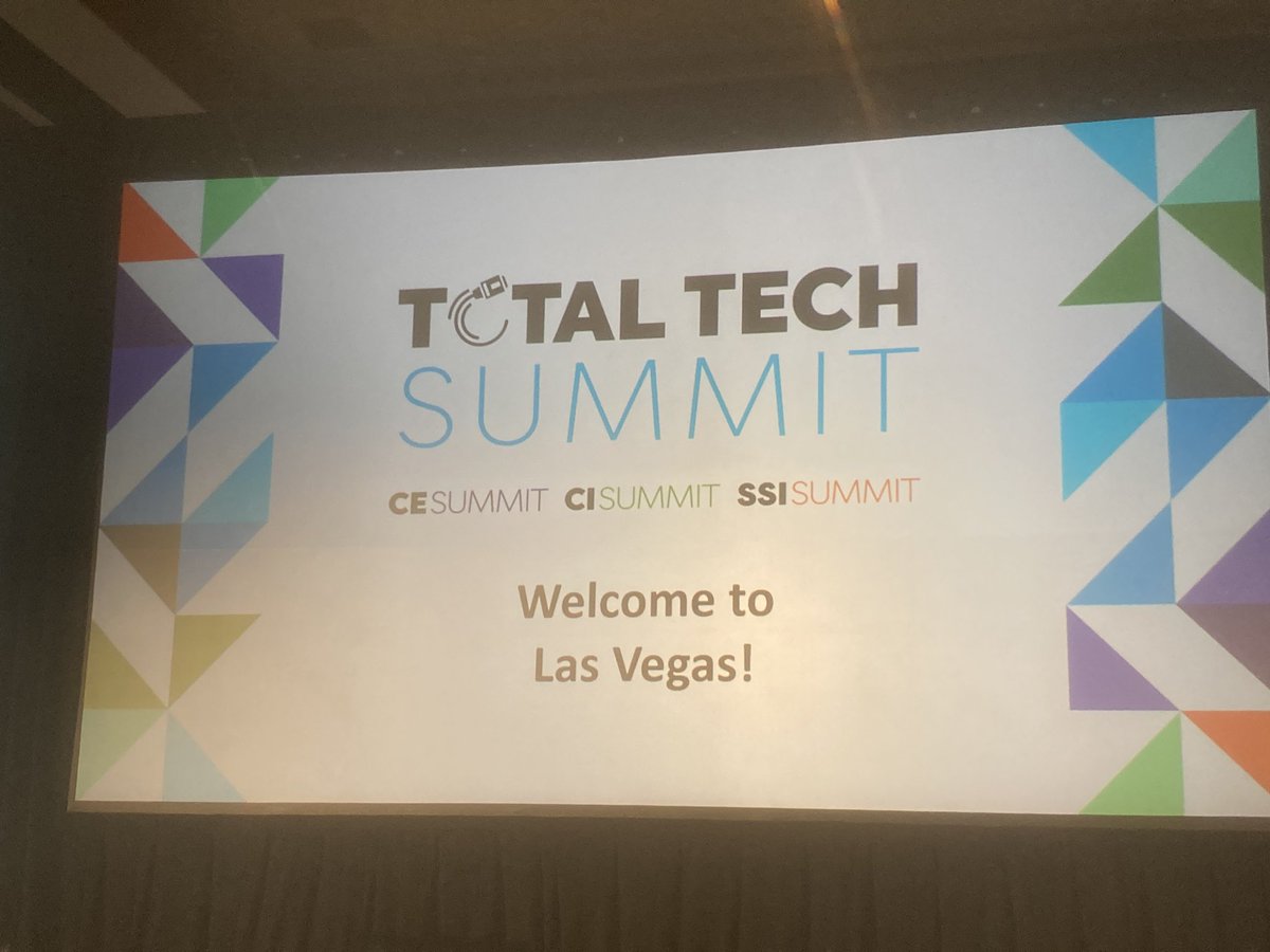 CraigMacCormack's tweet image. And away we go! #totaltech23 @ce_pro @commintegrator @SSIMagazine @TotalTechSummit