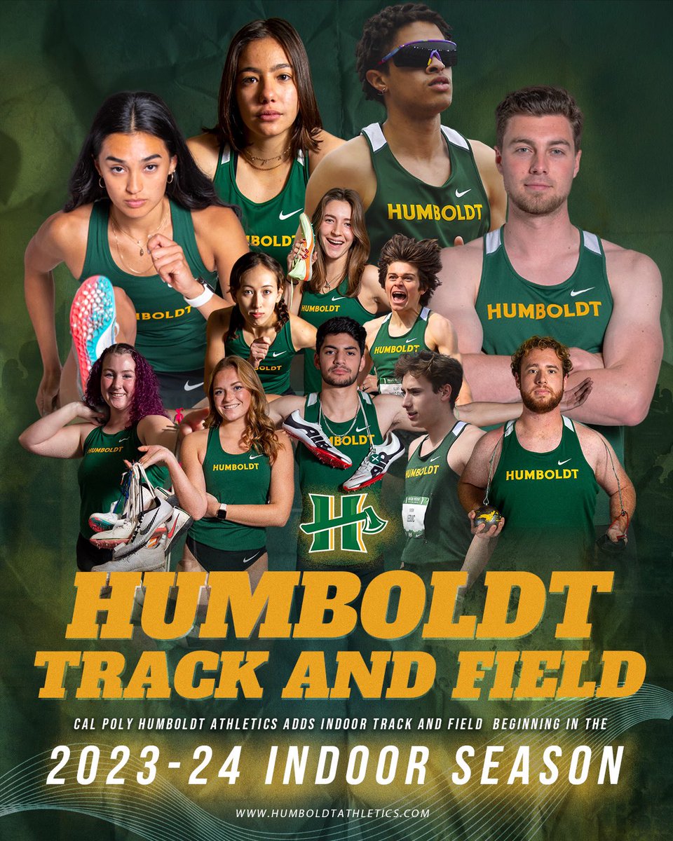 Cal Poly Humboldt Lumberjacks (@humboldtjacks) on Twitter photo Cal Poly Humboldt Athletics introduces Men’s and Women’s Indoor Track & Field! For the full release, click the link in our bio!
Follow <a href="/humboldt_tf/">Cal Poly Humboldt Track & Field</a> for the latest info!
#GoJacks🪓 Cal Poly Humboldt Athletics introduces Men’s and Women’s Indoor Track & Field! For the full release, click the link in our bio!
Follow <a href="/humboldt_tf/">Cal Poly Humboldt Track & Field</a> for the latest info!
#GoJacks🪓