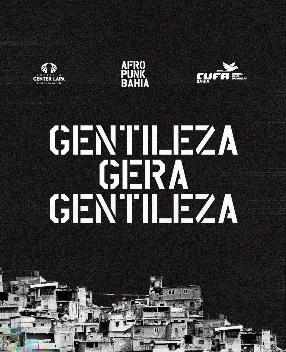 ✨O Shopping de vocês, não preparou uma surpresinha com o Afropunk e a Cufa não né?! 😍♥️🥺 

Corre conferir na rede vizinha.