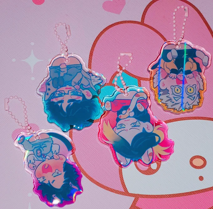 Some new HQ charms/stands for animeNYC