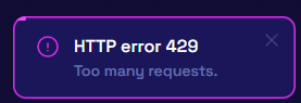 SubjectNft's tweet photo. fix your app holy shit @RaydiumProtocol No way it rate limits after it couldnt find a liquidity pool. Straight garbage https://t.co/22WWpCmgaG