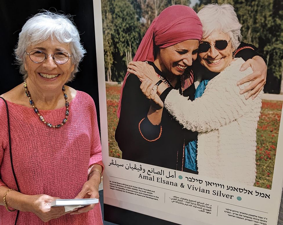 38 days after she was believed to be kidnapped into Gaza, Vivian Silver was just identified as one of the people slaughtered by Hamas on the October 7th massacre. Vivian is one of Israel's best-known campaigners for peace with the Palestinians. May her memory be a blessing.