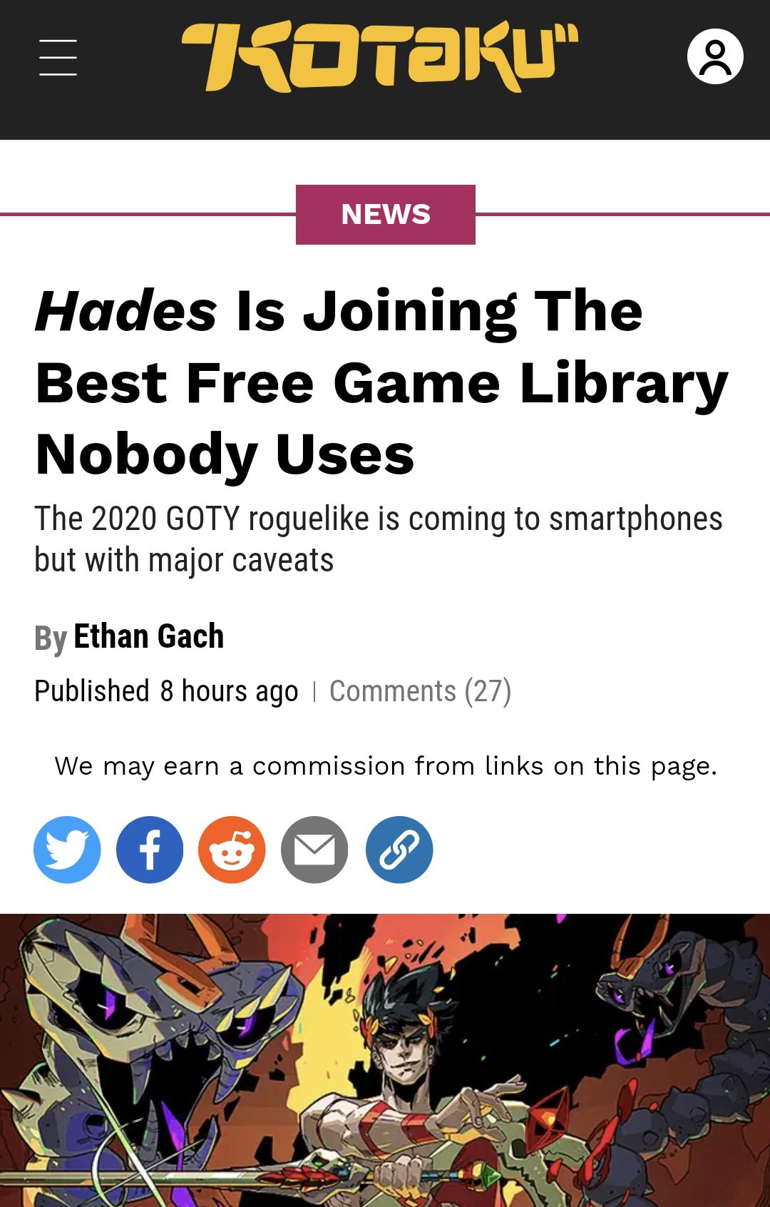 Hades Is Joining The Best Free Game Library Nobody Uses