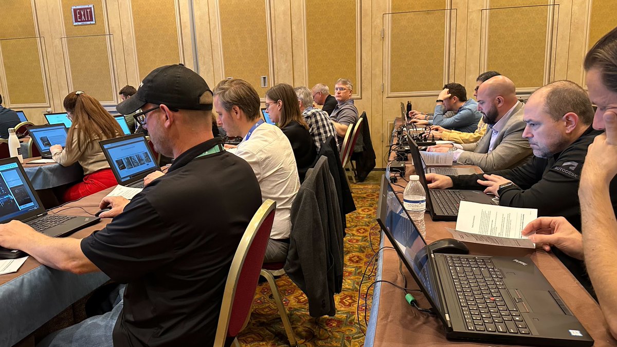ADSKResearch's tweet image. Folks are hard at work for the red teaming exercise 😯 #AU2023 #AutodeskResearch