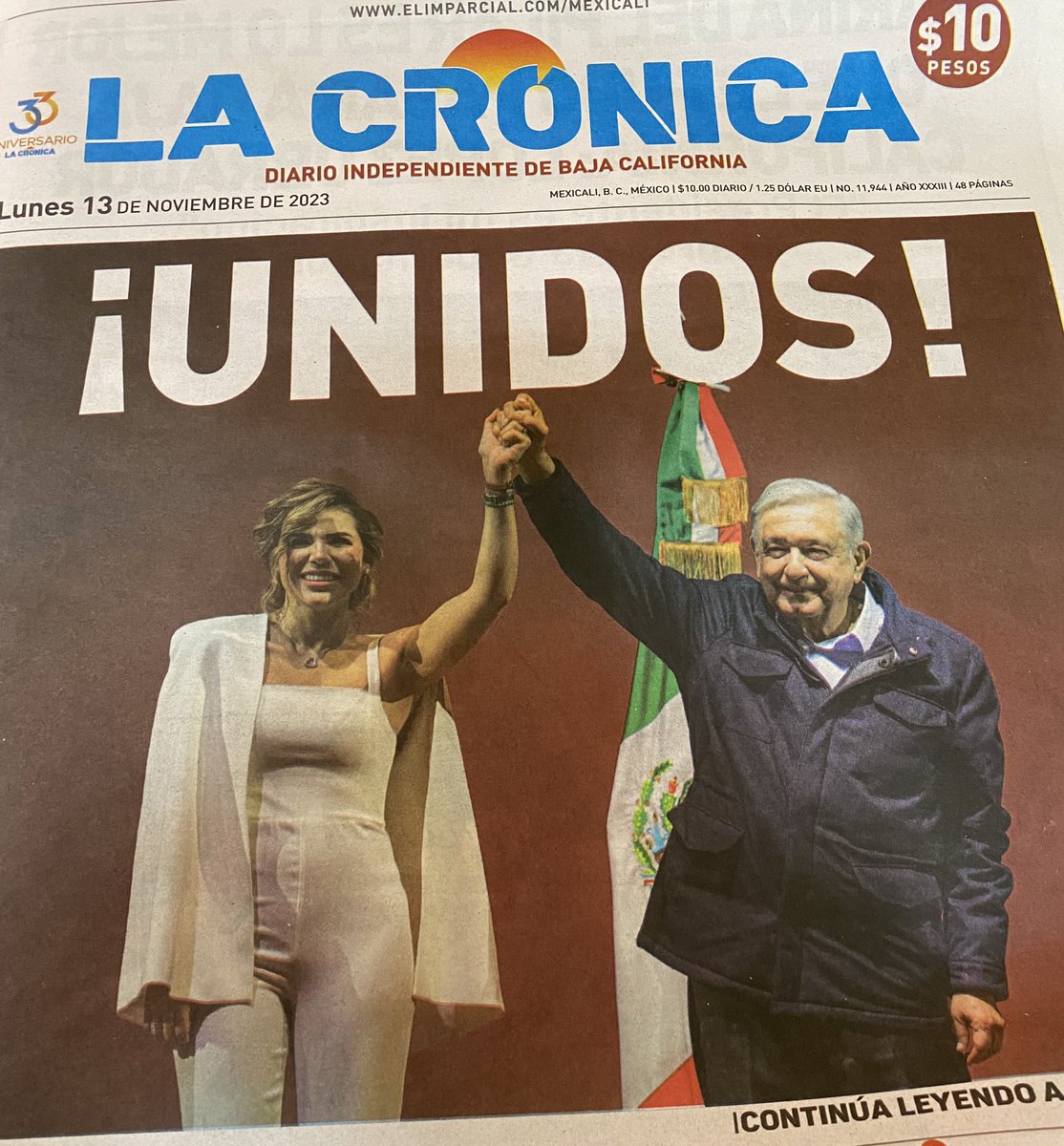 Feliz cumpleaños líder <a href="/lopezobrador_/">Andrés Manuel</a> 
Un abrazo desde Baja California