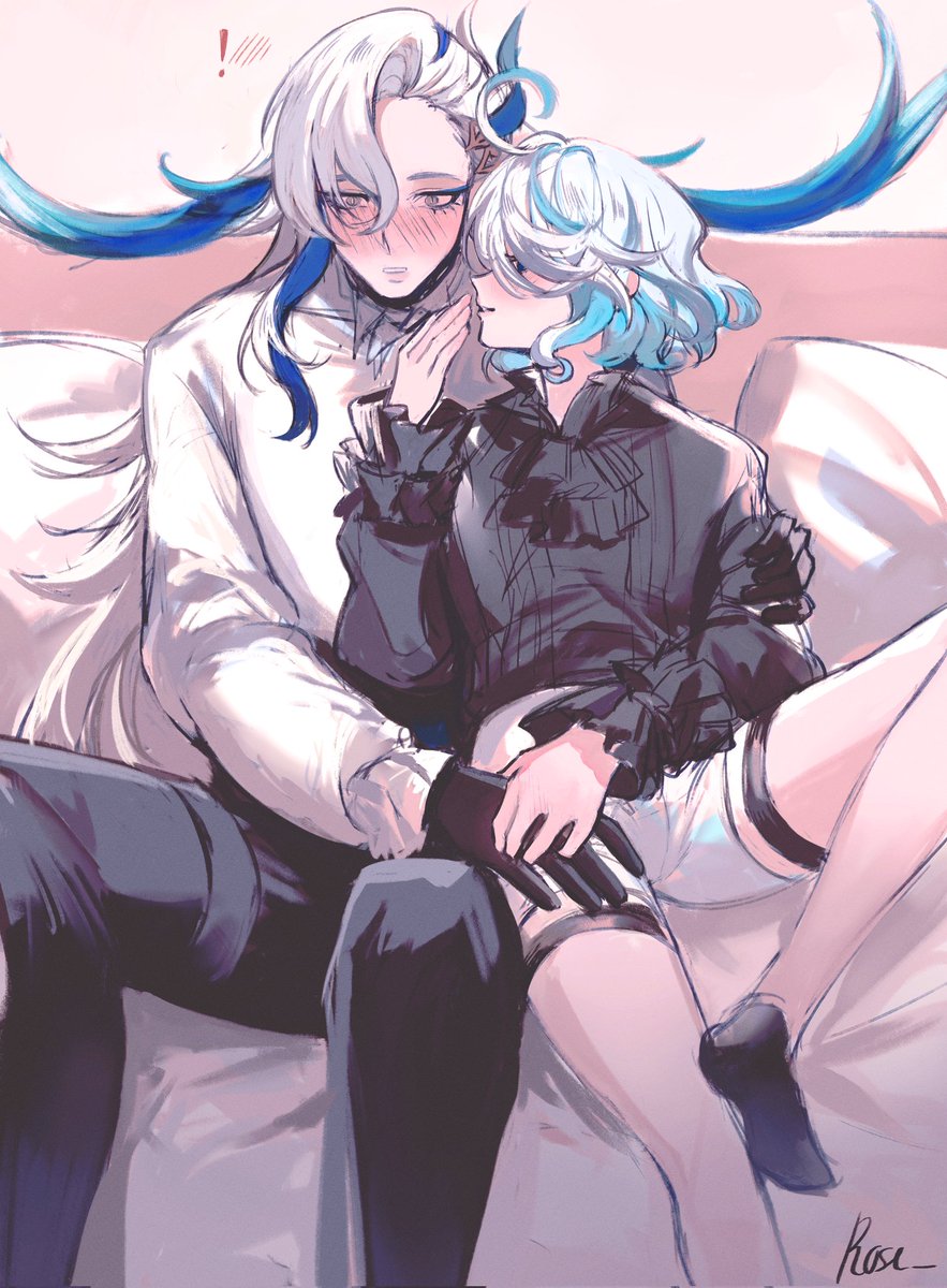 Ackrose__'s tweet photo. Guys, what did she whisper to him?.
🤭
#focallette #neuvifuri #furina #Neuvillette https://t.co/NOvPKYJ7ib