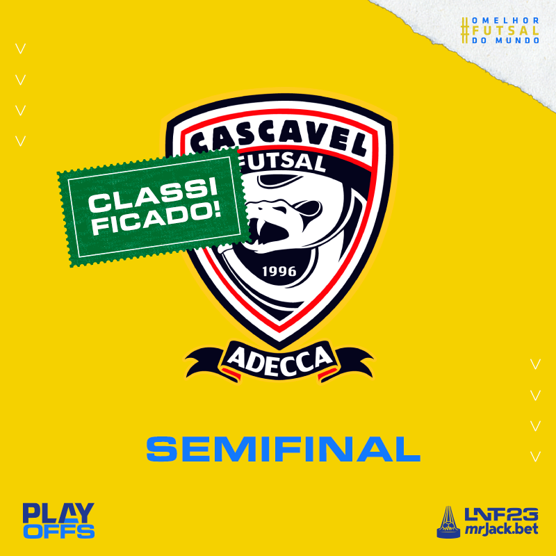 lnfontime's tweet photo. #LNFmrJackbet2023
O Cascavel é o terceiro semifinalista.
#Playoffs #CASxASS https://t.co/gbVURv0NP3