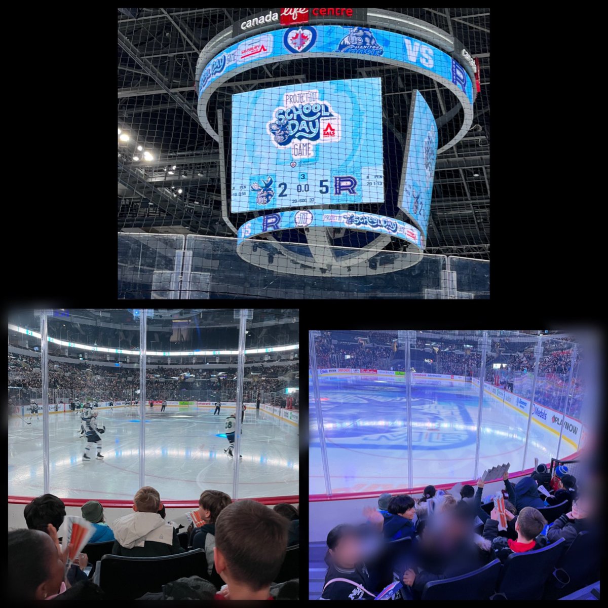 Thank you Project 11, <a href="/TNYouthFDN/">True North Youth Foundation</a>, and <a href="/ManitobaMoose/">Manitoba Moose</a> for an incredible opportunity today! For many students it was their first experience at a game. Our school safety patrol team had a blast (and the best seats in the house)!💙<a href="/beg_RETSD/">Bertrun E. Glavin School</a>