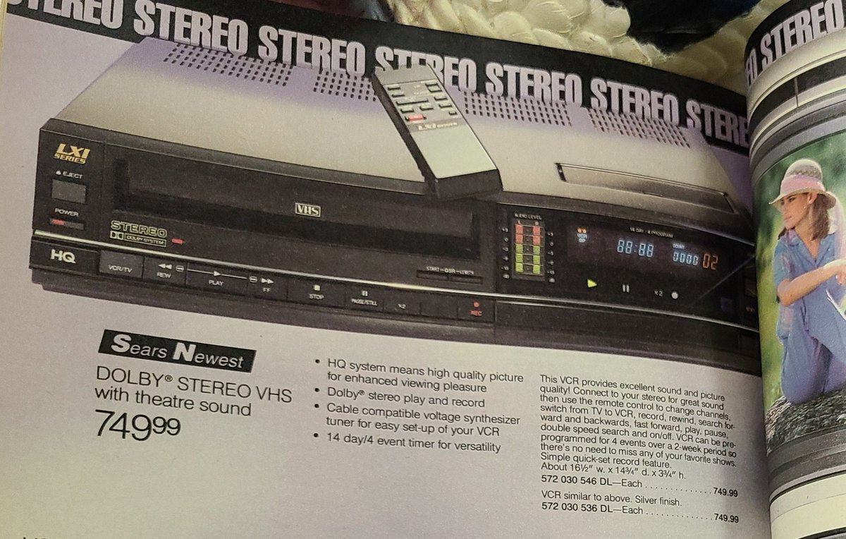 midnightVHS's tweet photo. $750 1983 dollars for a Sears branded #vcr??? Crazy https://t.co/CI3yQpfcJz