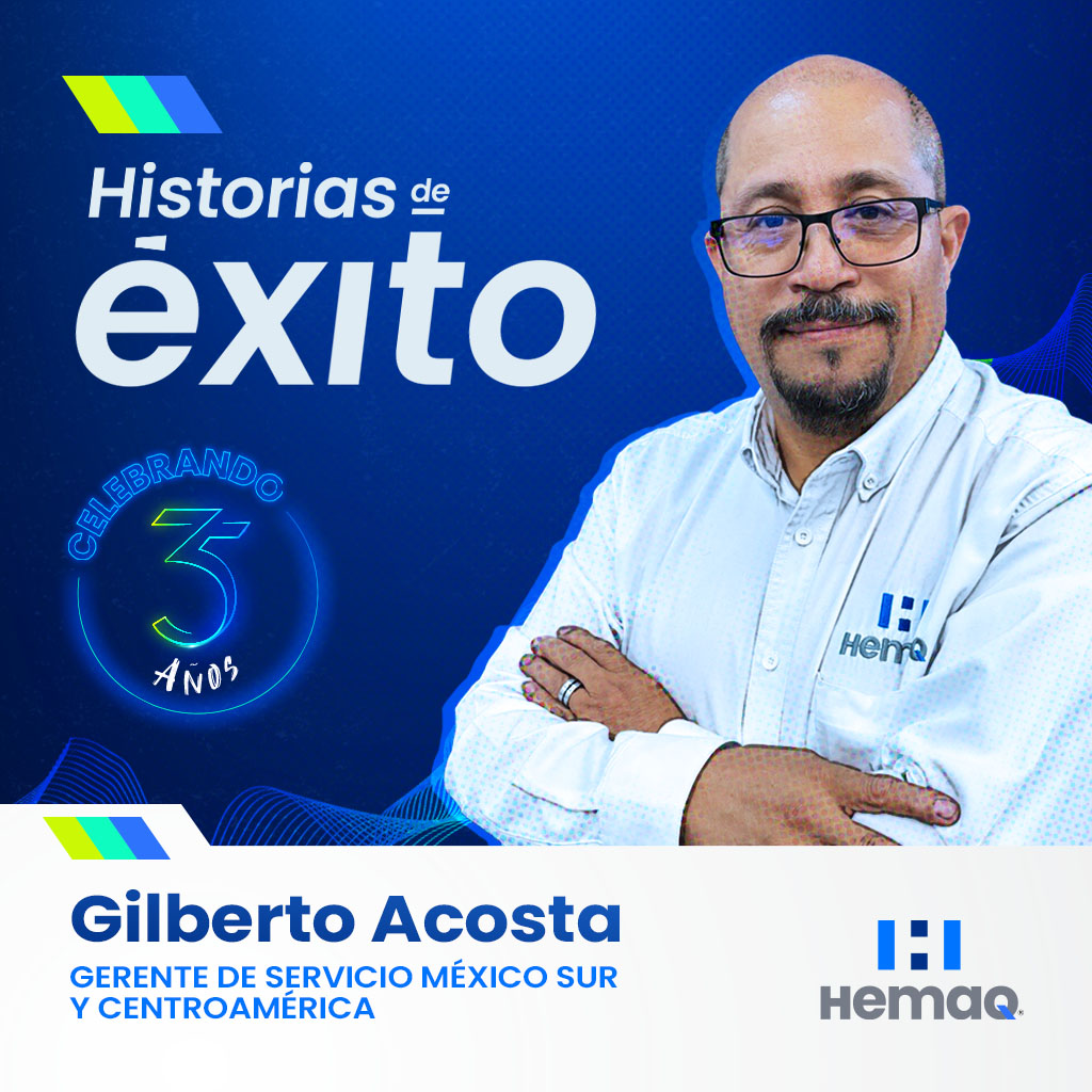 HEMAQ's tweet photo. Gil Acosta, Gerente de Servicio México Sur y Centroamérica, se ha diferenciado por su amplia experiencia y excelente cultura del trabajo. Hoy nos platica sobre sus logros y retos a lo largo de 20 años dentro del sector.
Vea el video completo aquí: https://t.co/dAlWvWFWJV https://t.co/k1HZRuiTgs