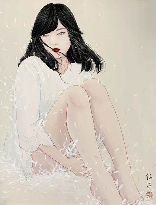 おはようございます現代童画展連日沢山のご高覧ありがとうございます本日お当番!13:30まで会場におります!よろしくお願い致します佳き日を 