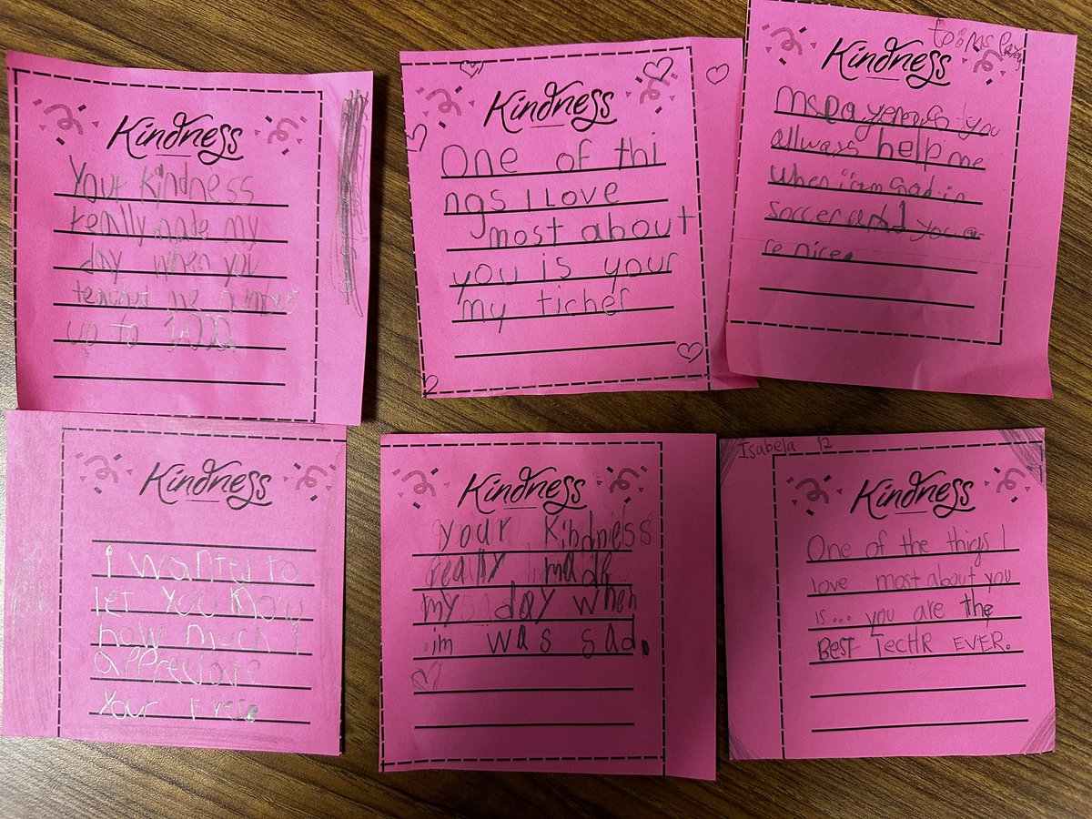 Spreading Kindness on #WorldKindessDay #CharacterStrong #twehowl <a href="/TWEHowl/">Tom Wilson Elementary</a> <a href="/katyisd/">Katy ISD</a> <a href="/CharacterStrong/">CharacterStrong</a>