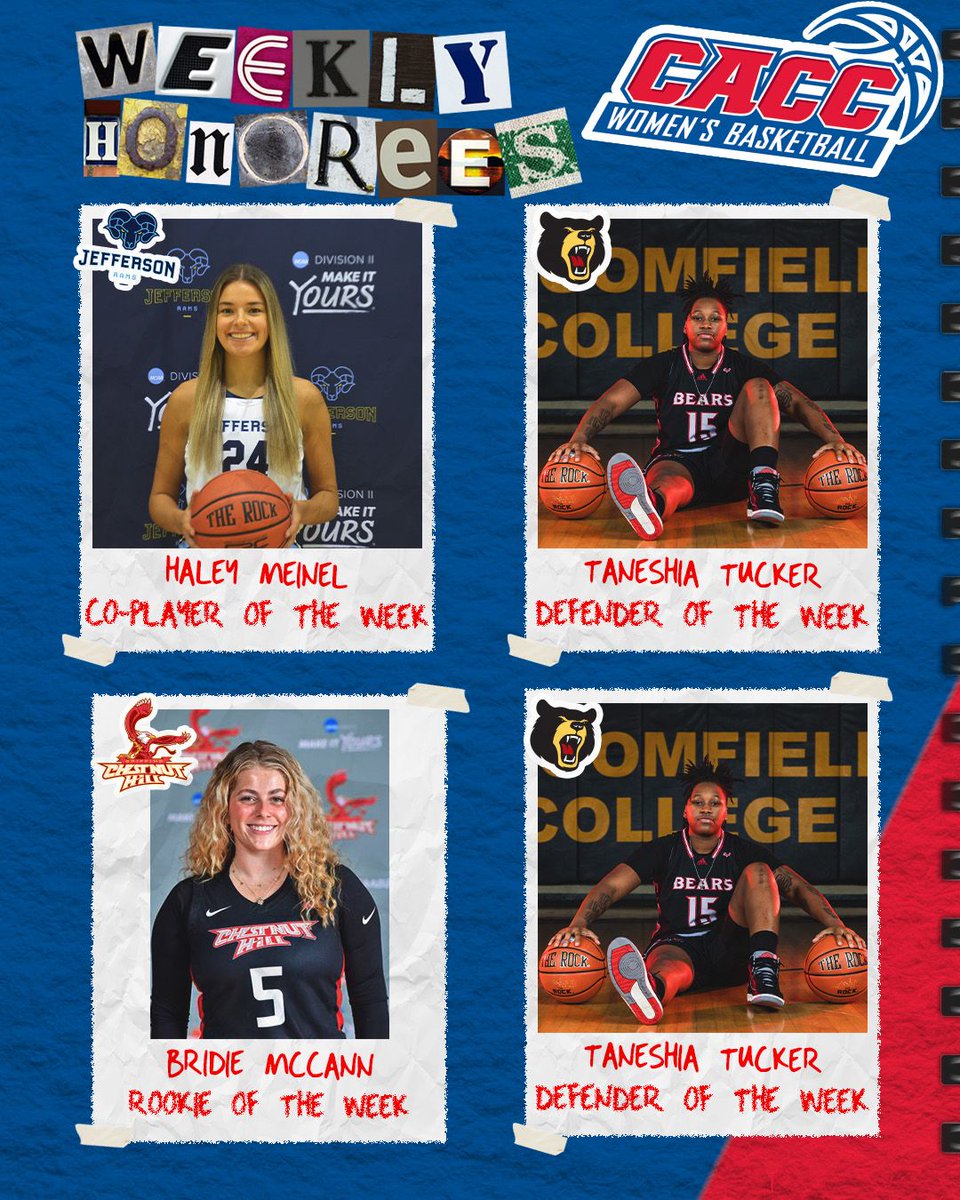 CACC01's tweet photo. The first week of #CACC Women's Basketball Honorees! https://t.co/F3Igvykmsg