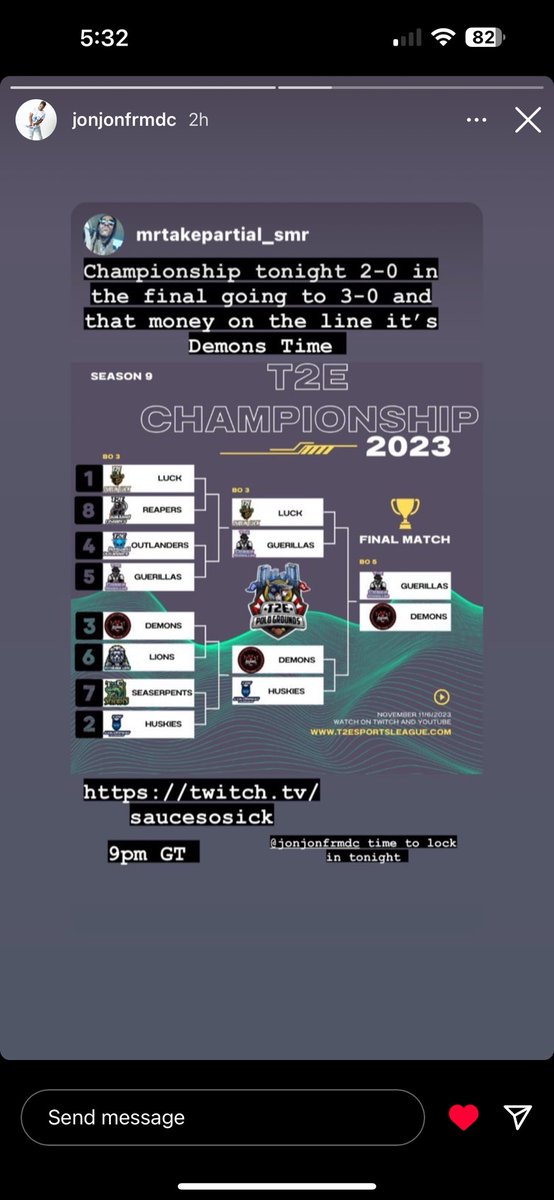 First finals this season let’s get it boys <a href="/JonjonSoSicK/">𝒥𝑜𝓃𝒿𝑜𝓃𝒮𝑜𝒮𝒾𝒸𝒦</a> <a href="/yousomesauce/">𝒮𝒶𝓊𝒸𝑒𝒮𝑜𝒮𝒾𝒸𝒦 🐂👹🔛🔝🔜</a> <a href="/ErodMFJones/">Sav⚡️</a> @SoSicKGamingg <a href="/T2E_SportsLG/">Time2Eat Sports League</a>