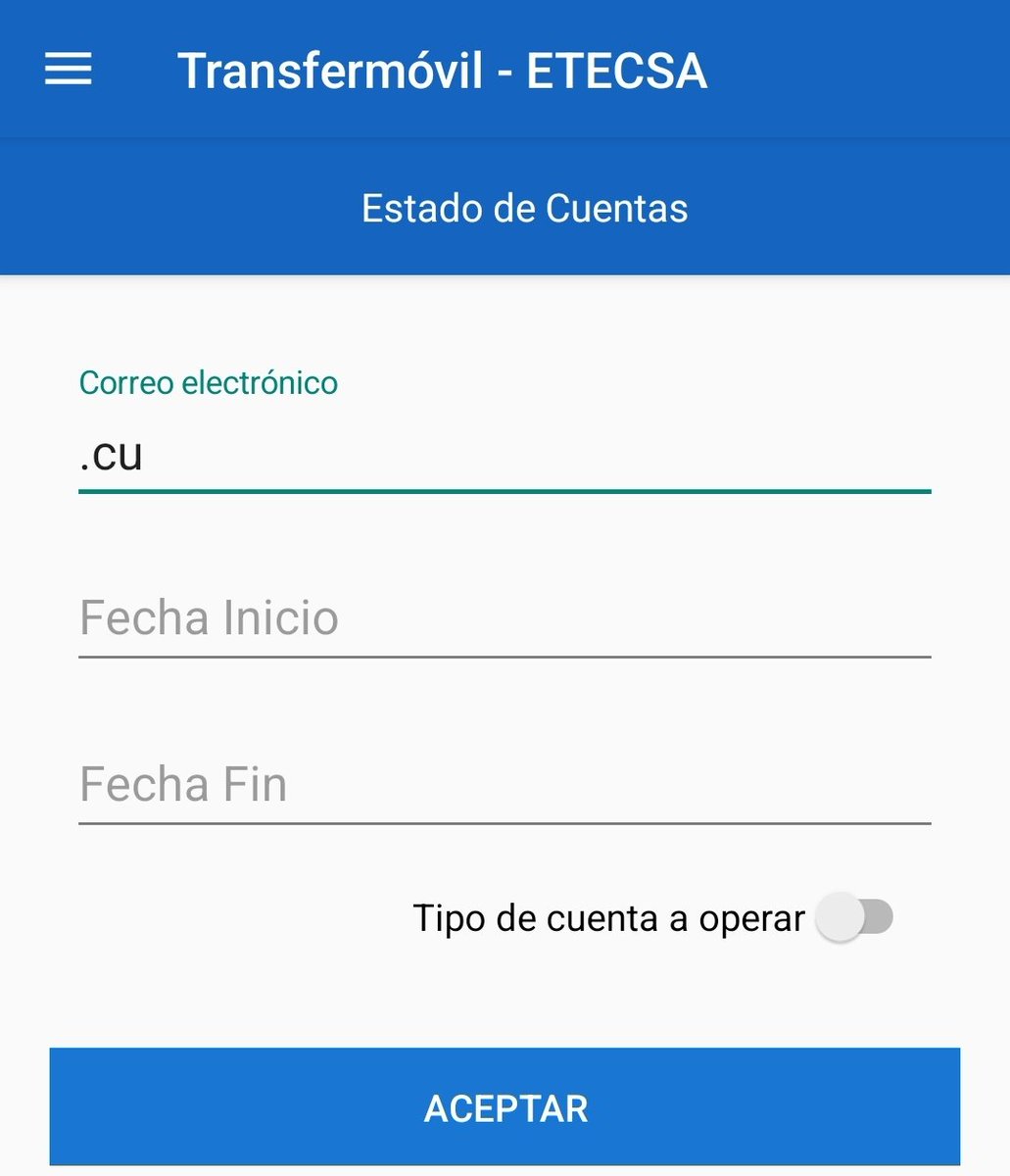 ¿Eres cliente de <a href="/Bandec97/">Banco de Crédito y Comercio</a>?
¿Necesitas un Estado de Cuentas📄?
📲 <a href="/TransfermovilS/">Transfermóvil Cuba</a> te ofrece esa oportunidad desde el menú CONSULTAS. La posibilidad de conocer el movimiento de tus cuentas en los últimos 6 meses y recibirlo directamente mediante correo electrónico 📧.