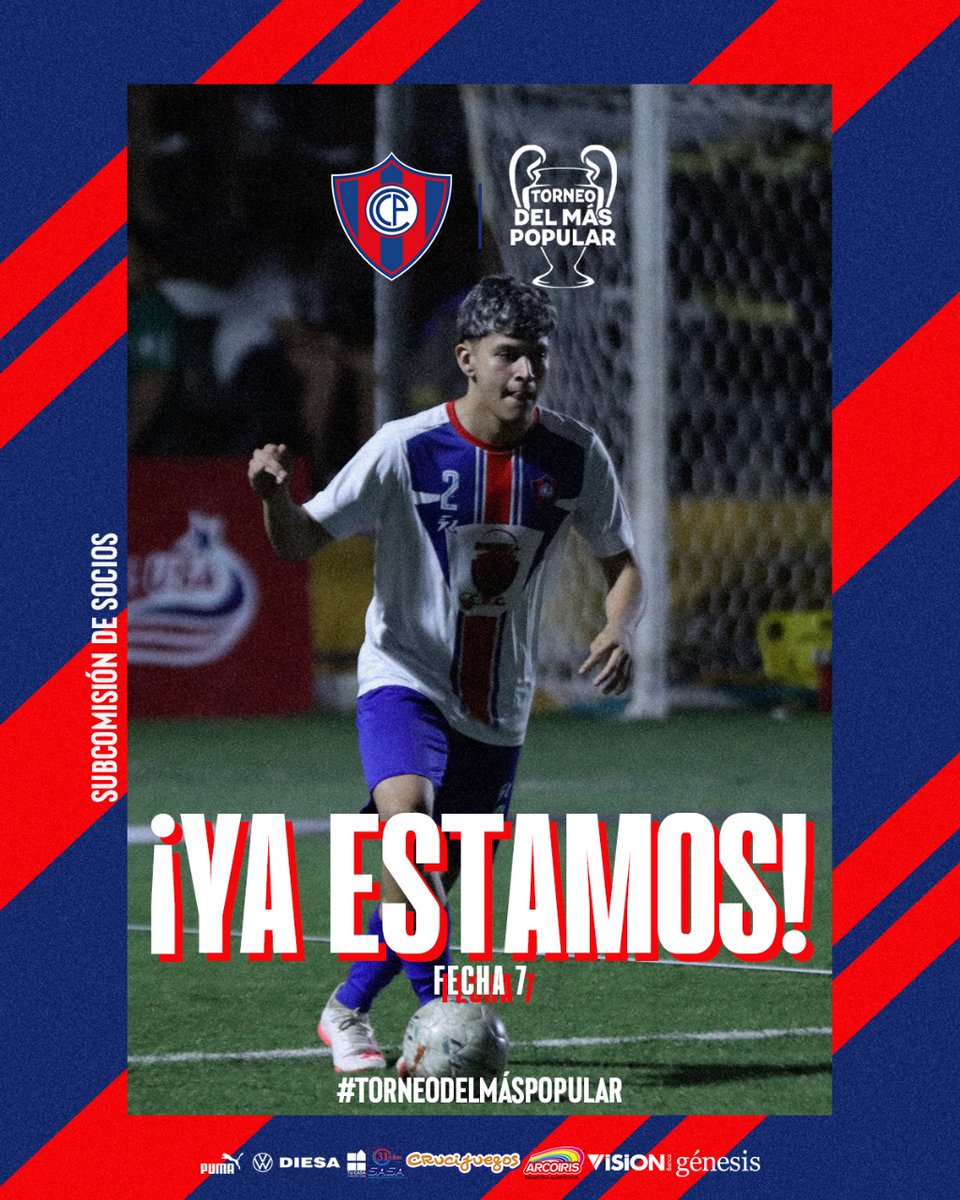 Ya se juega la séptima fecha del #TorneoDelMásPopular 💙♥️⚽