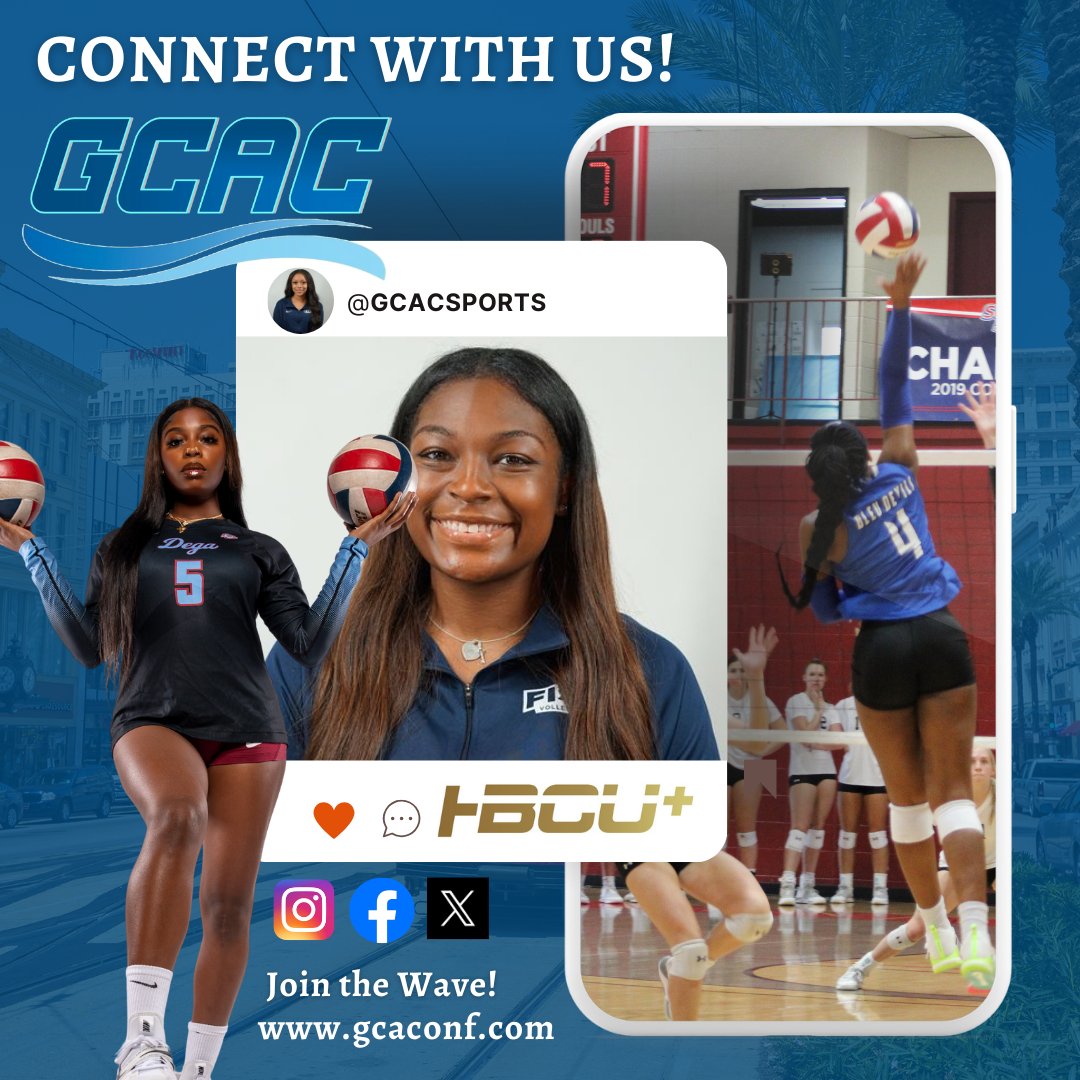 HBCUAC's tweet photo. Tap into the GCAC Network!!
#GCACRising #GCACSports #OneGCAC #HBCUSports #HBCUPlus #FollowUs #HBCUForever https://t.co/hDvv43D20j