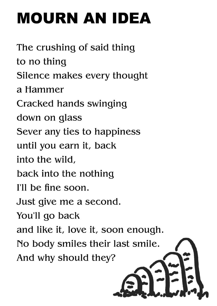 Biptisms's tweet image. Hi, I finally published these 26 pages of poems and drawings about i compiled into one big zine on Gumroad. ALSO republished my first zine and dropped it back to $1+ so please check them both out!
ramseyk.gumroad.com/l/lqwrv
ramseyk.gumroad.com/l/ZgkaIu