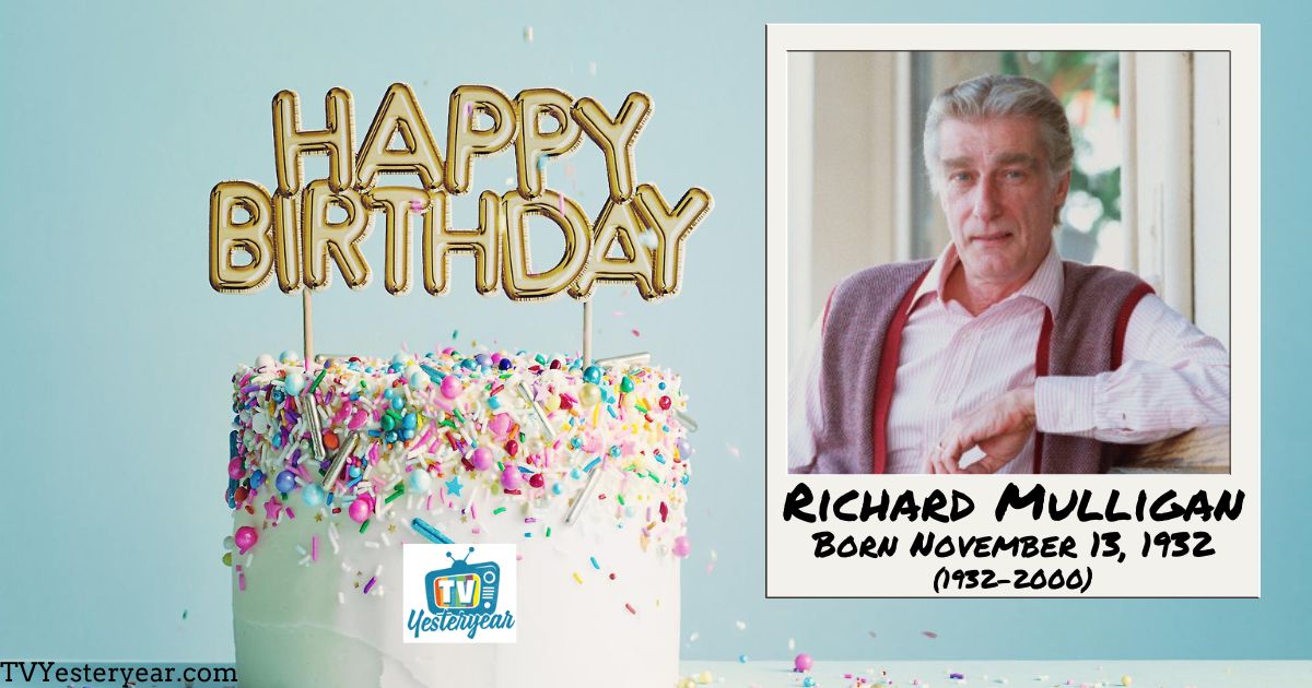 tvyesteryear's tweet image. Remembering Richard Mulligan on what would have been his birthday today! From his hilarious antics on 'Soap' to the heartwarming moments in 'Empty Nest,' Mulligan left an indelible mark in classic tv history. He was born on this date in 1932.