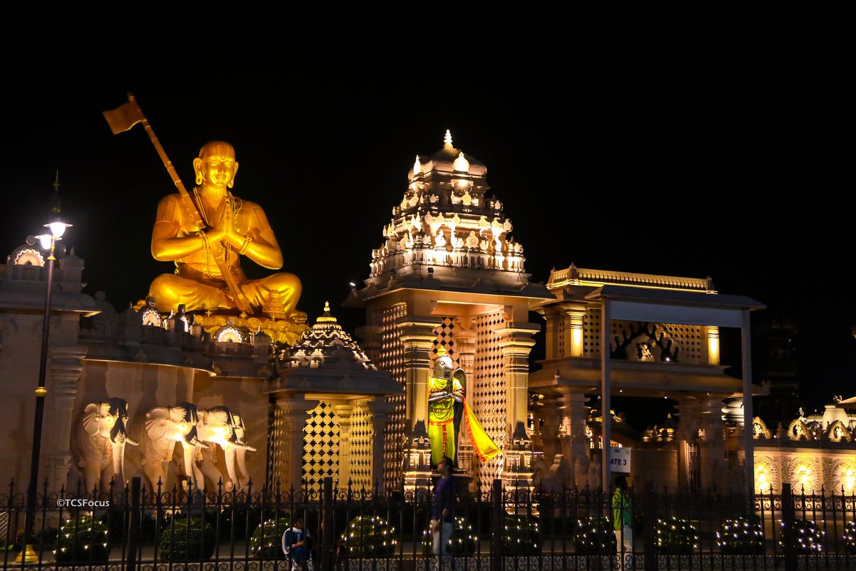 Statue of Equality Statue of 11th-century Indian philosopher Ramanuja, It is the second tallest sitting statue in the world #statueofequality #ramanujacharya #hyderabad #insta360 #spiritualpath #spiritualindia #Explorepage #Bhfyp #spiritualleader #india #equality #tcsfocus