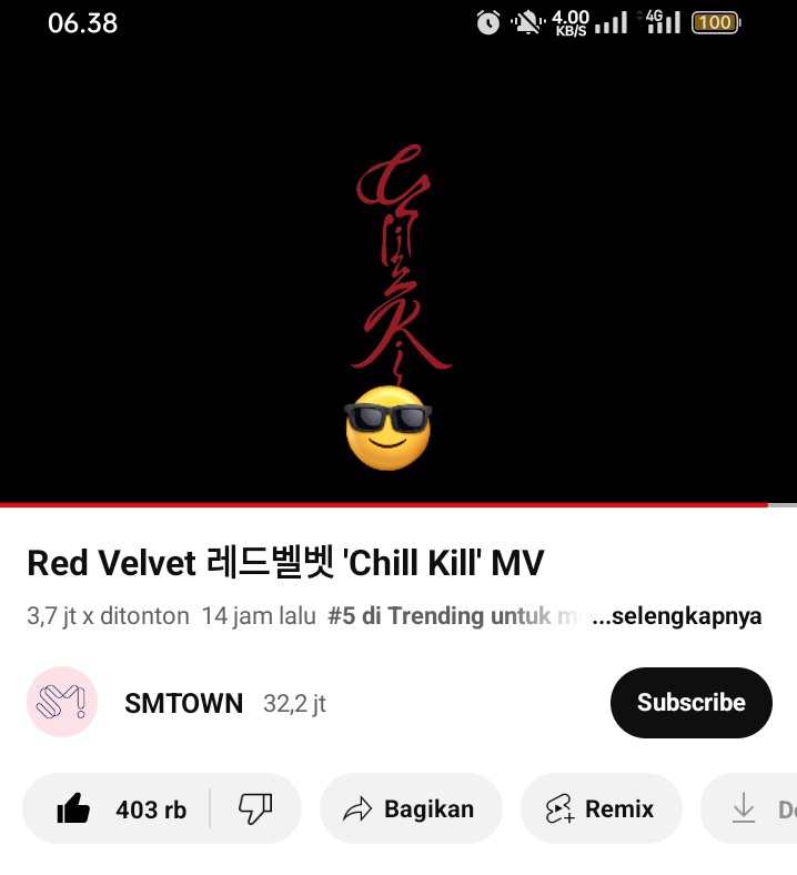 __jonghyieon's tweet photo. @WeRevelous Congratulations on the release of your latest album, "Chill Kill." What an absolute masterpiece!
The beats are infectious, the lyrics are thought-provoking, and the overall vibe is undeniably cool.
#RedVelvet_Chill_Kill #The3rd_ChillKill #TakeAChillKill https://t.co/v9ena7Vfh1