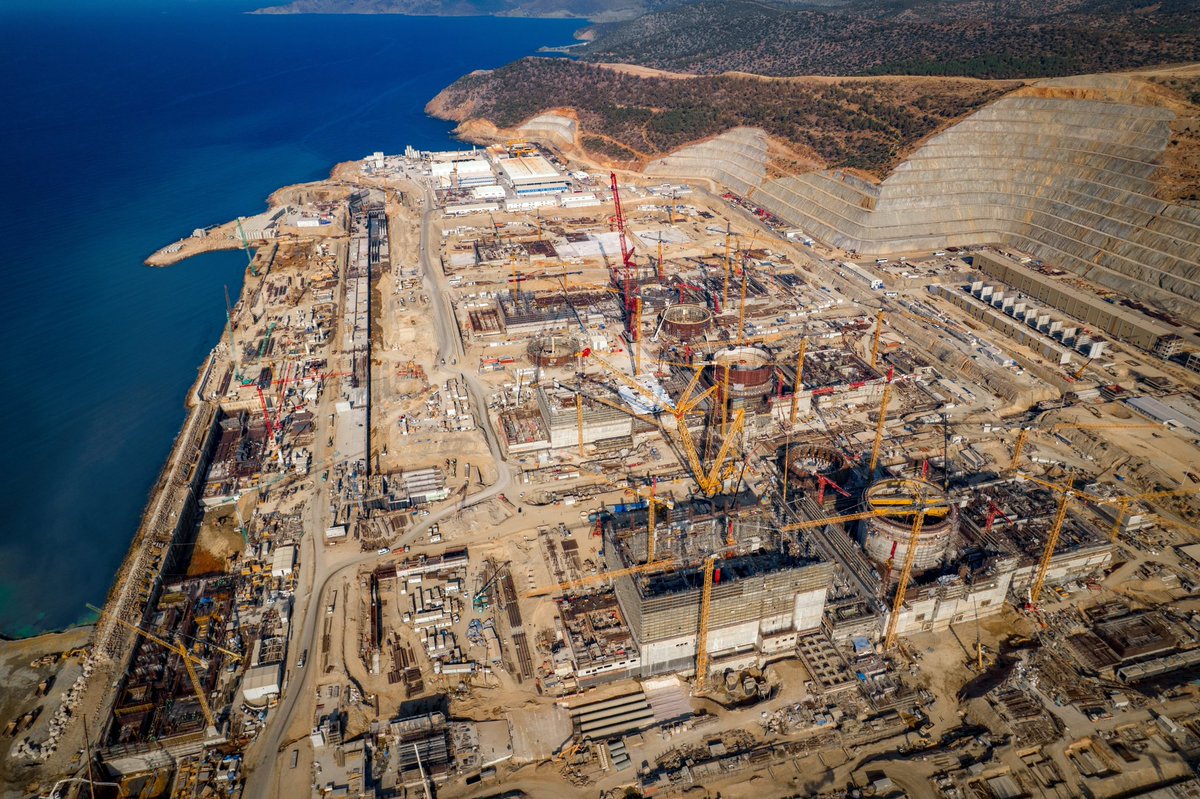 One of the biggest nuclear projects in the world is being built in Turkey (Akkuyy) right beside the Mediterranean coastline. 4 huge reactors. Meanwhile scientists tell us the West Antarctic ice sheet melting is irreversible. Go figure.
