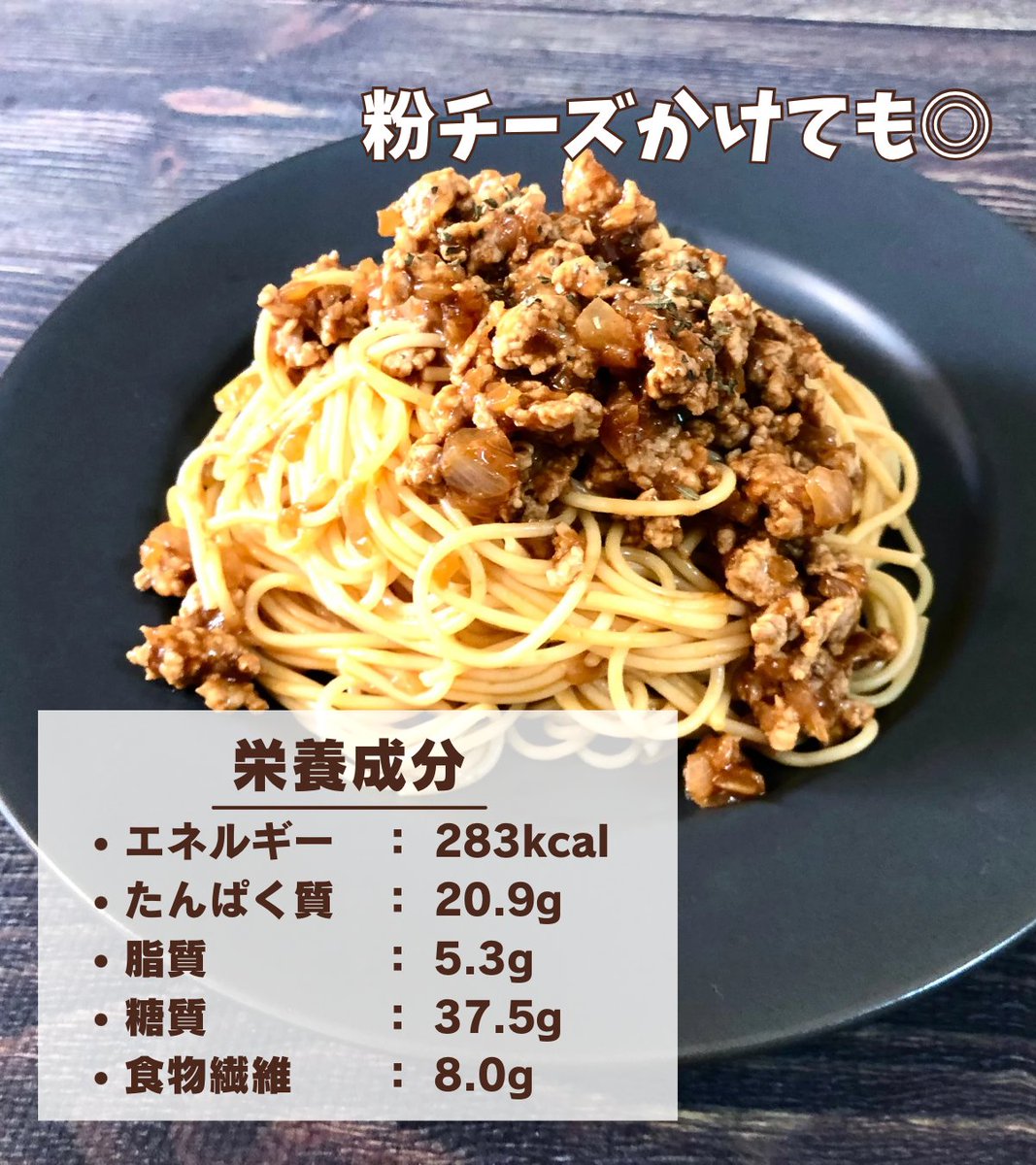 rieXdolphin's tweet photo. パスタは蒟蒻効果。2/3束で作った場合の栄養成分は画像参照👀脂質少なめだから粉チーズかけても良し🙆‍♀️

蒟蒻効果1束の場合、366kcal、糖質53.7gで、この量でもダイエット向きです💪🔥 https://t.co/gvaYkQkAEF