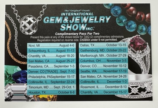 LuxJewelryNet's tweet photo. Come visit us at the International Gem &amp; Jewelry Show this Fall!

Booth #607
Place: Seattle Center (Exhibition Hall)
Address: 301 Mercer St, Seattle, WA 98109
Date: November 17-19

SHOW HOURS:
Friday: 12 PM - 6 PM
Saturday: 10 AM - 6 PM
Sunday: 11 AM - 5 PM

See you soon! https://t.co/xkM3Y63Dlv
