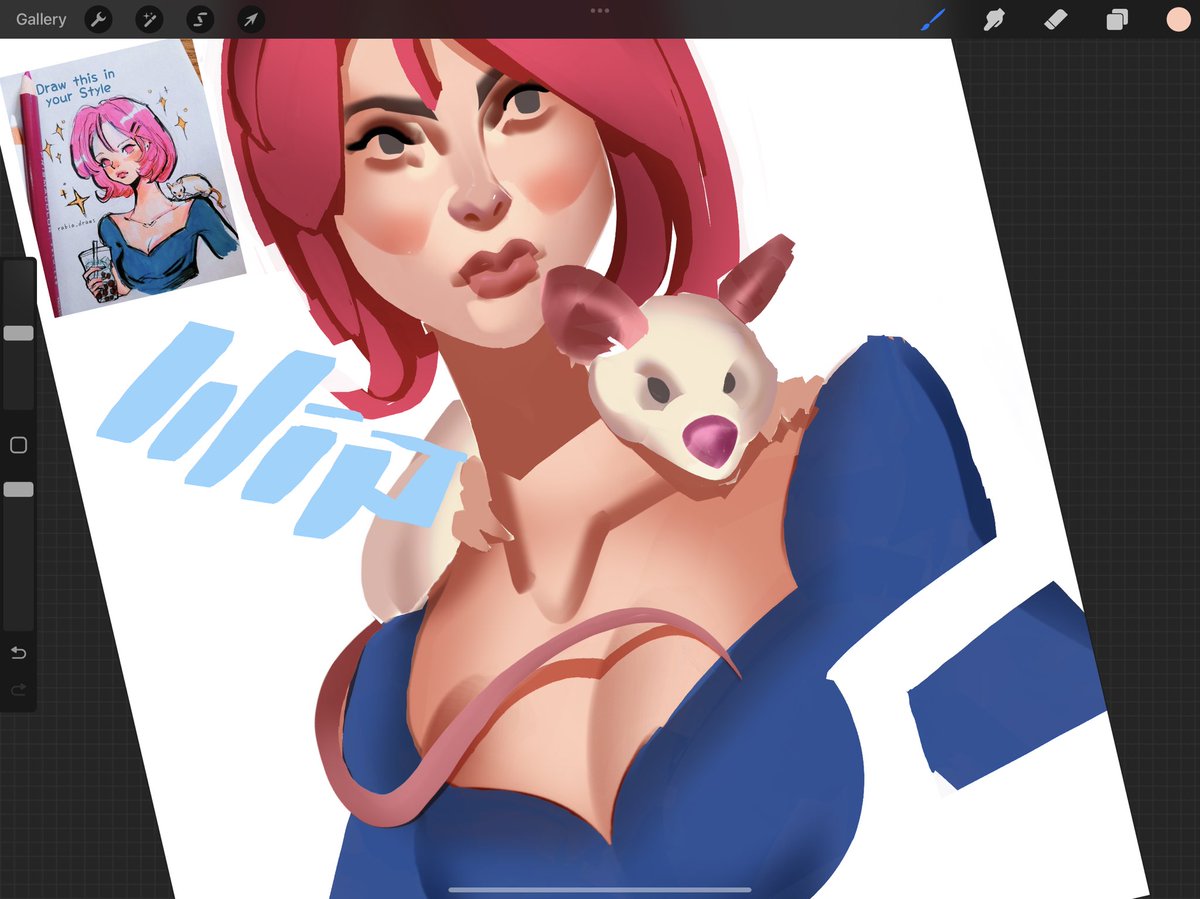 Lately, It feels as if the days are slipping by,without anything getting rly done. I hate this so much.😅

Atleast I’ve managed to work on this cute little fella for a bit. Will try to finish it all by tomorrow.😊
 #dtiys #RabiaDraws23K #artistontwittter #digitalart