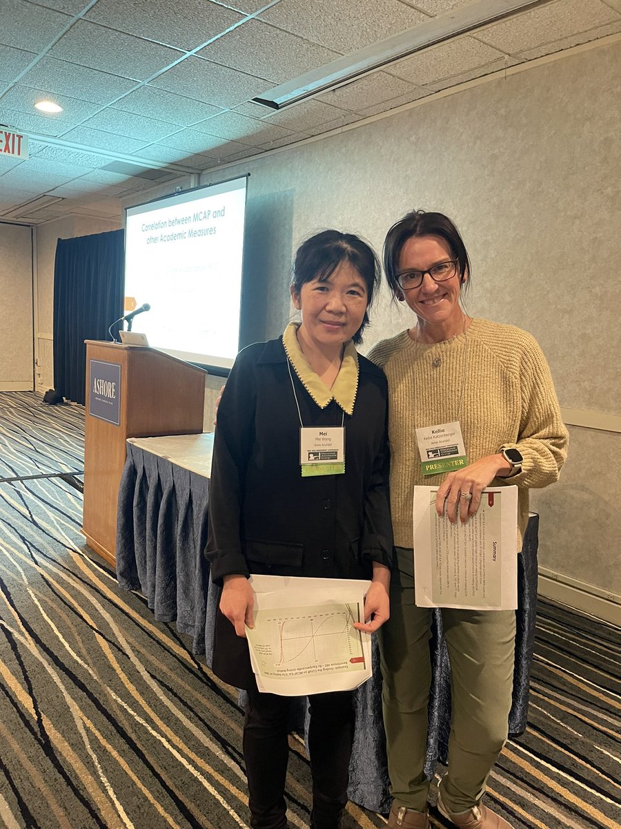 AACPS Instructional Data (@aacps_data) on Twitter photo Dr. Mei Wang and Dr. Kellie Katzenberger presented <a href="/MDAssessmentGrp/">MD Assessment Group</a> conference in Ocean City, MD on the correlation between MCAP and other academic measures! Way to go ladies! Dr. Mei Wang and Dr. Kellie Katzenberger presented <a href="/MDAssessmentGrp/">MD Assessment Group</a> conference in Ocean City, MD on the correlation between MCAP and other academic measures! Way to go ladies!