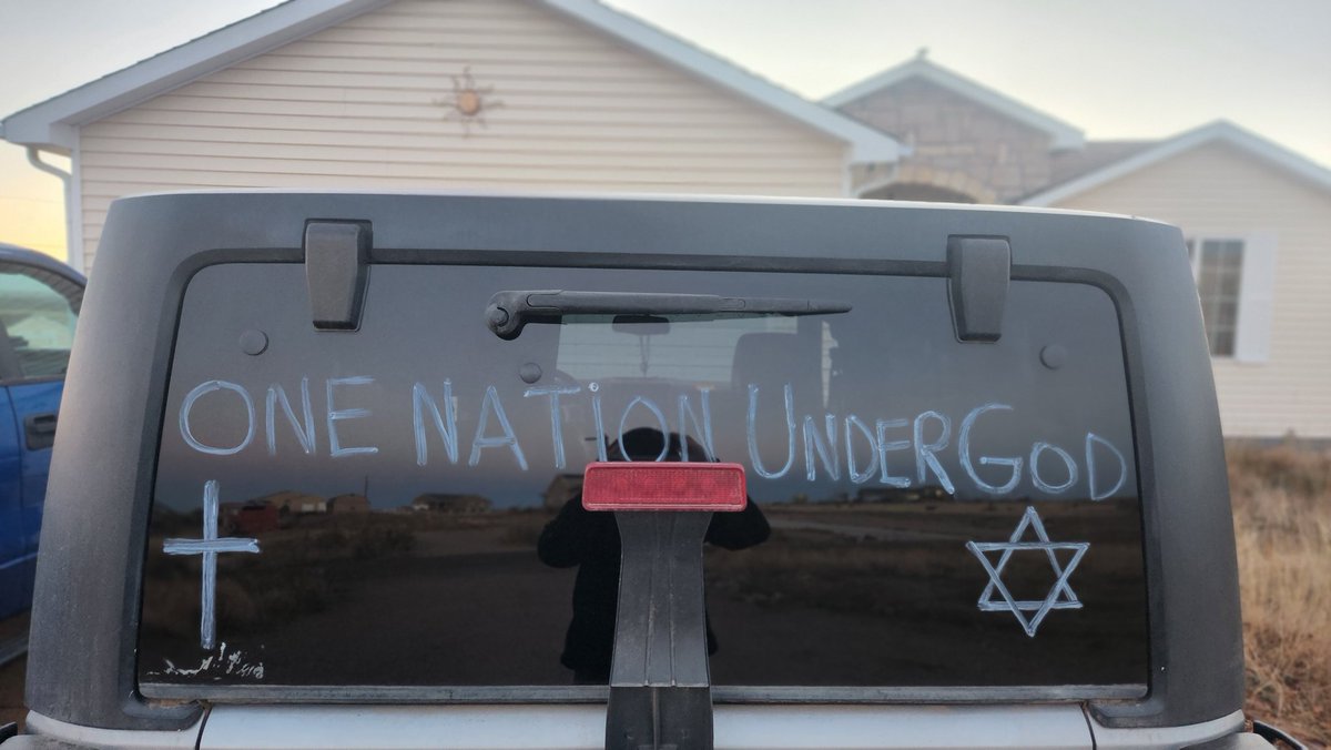 Spirit777The's tweet photo. One Nation, Under God ✝️✡️ https://t.co/mvbsPXqauJ