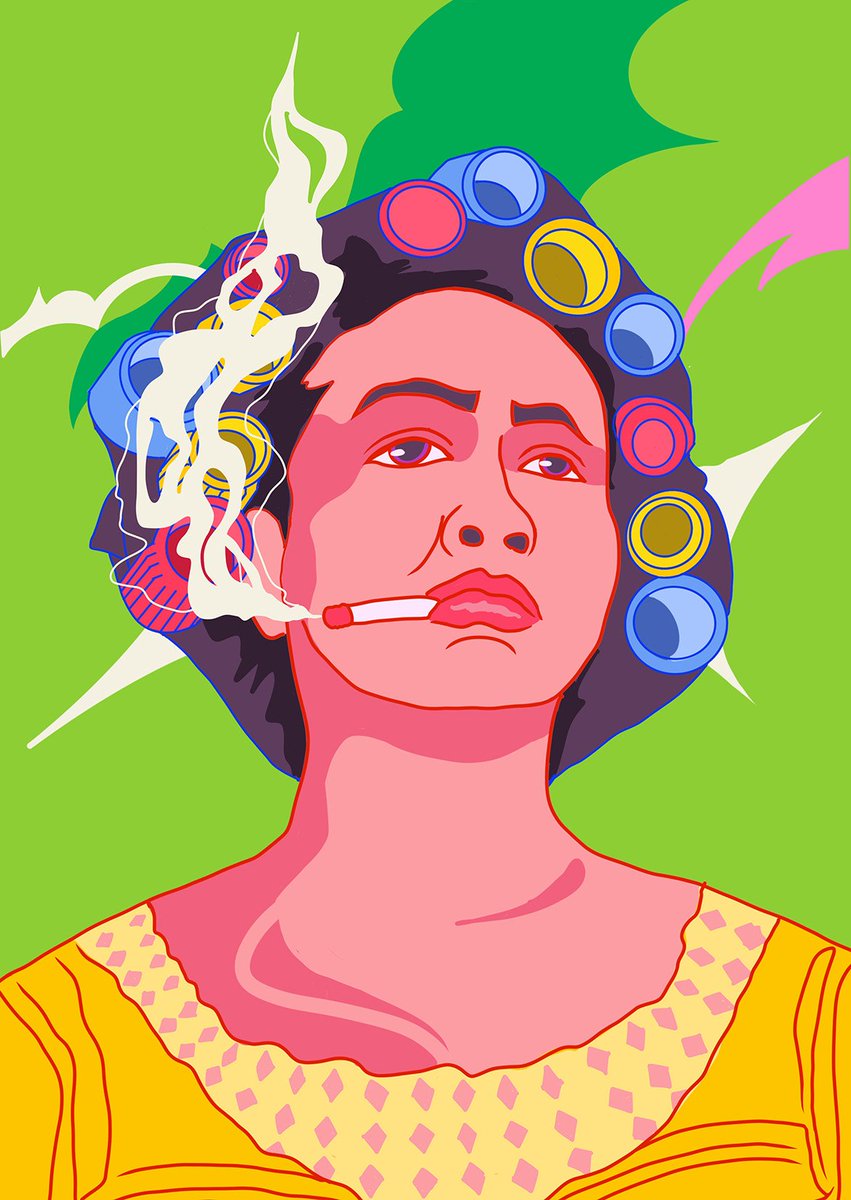Gadis Kretek🚬
. 
. 
#illustration #digitalart #GadisKretek