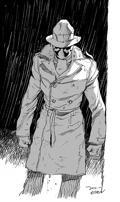 「俺は妥協しない たとえ世界が滅びようともな」
というロールシャッハさんの中二病的なとこに憧れるんじゃな。
#Watchmen 