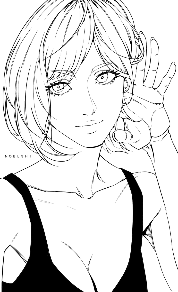 NoelshiS's tweet photo. study 
ref  @Eriza_Freya 

#sketch #doodle #xppen https://t.co/Xi6sPE7pkG