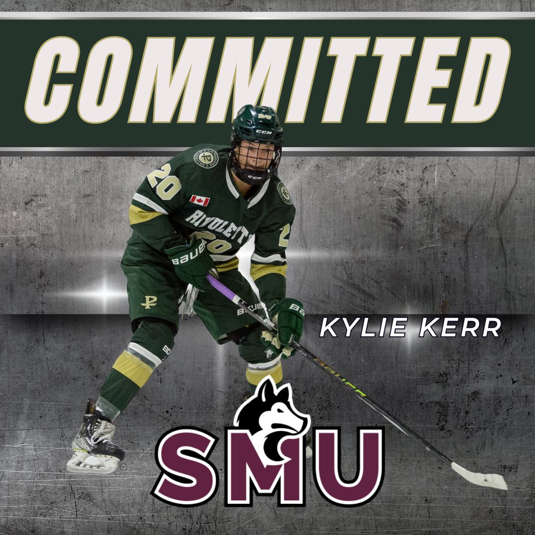 Rivulettes (@rivulettes) on Twitter photo **COMMITMENT ALERT**
Congratulations to Riv Kylie Kerr on her commitment to the <a href="/SMUWomensHockey/">SMU Women's Hockey</a> program for the fall of 2024!
Way to go Ky!
#commitmentalert #rollrivs **COMMITMENT ALERT**
Congratulations to Riv Kylie Kerr on her commitment to the <a href="/SMUWomensHockey/">SMU Women's Hockey</a> program for the fall of 2024!
Way to go Ky!
#commitmentalert #rollrivs