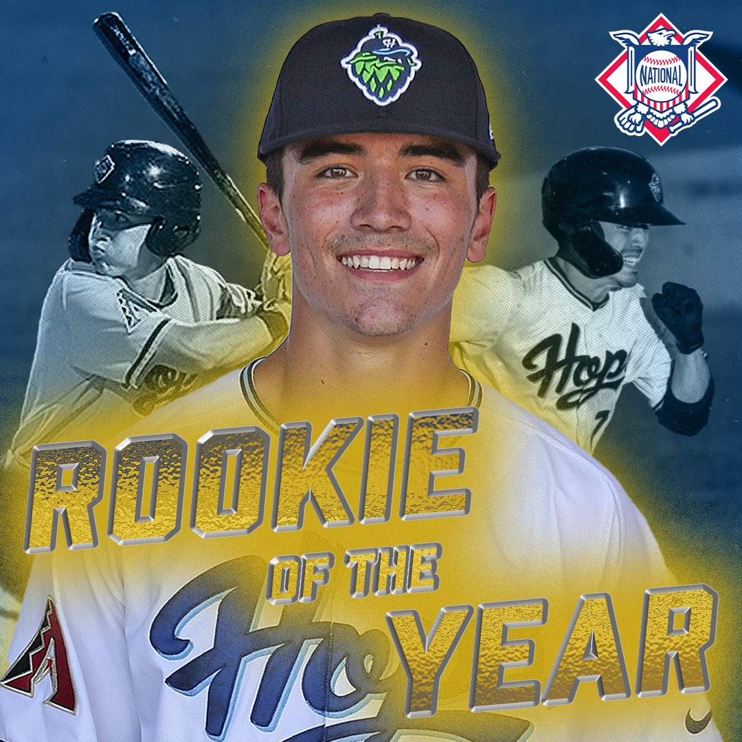 HillsboroHops's tweet image. 🏆 UNANIMOUS 🏆

Former Hop Corbin Carroll has been named the 2023 NL Rookie of the Year. 

#AllHoppedUp ✖️ #EmbraceTheChaos