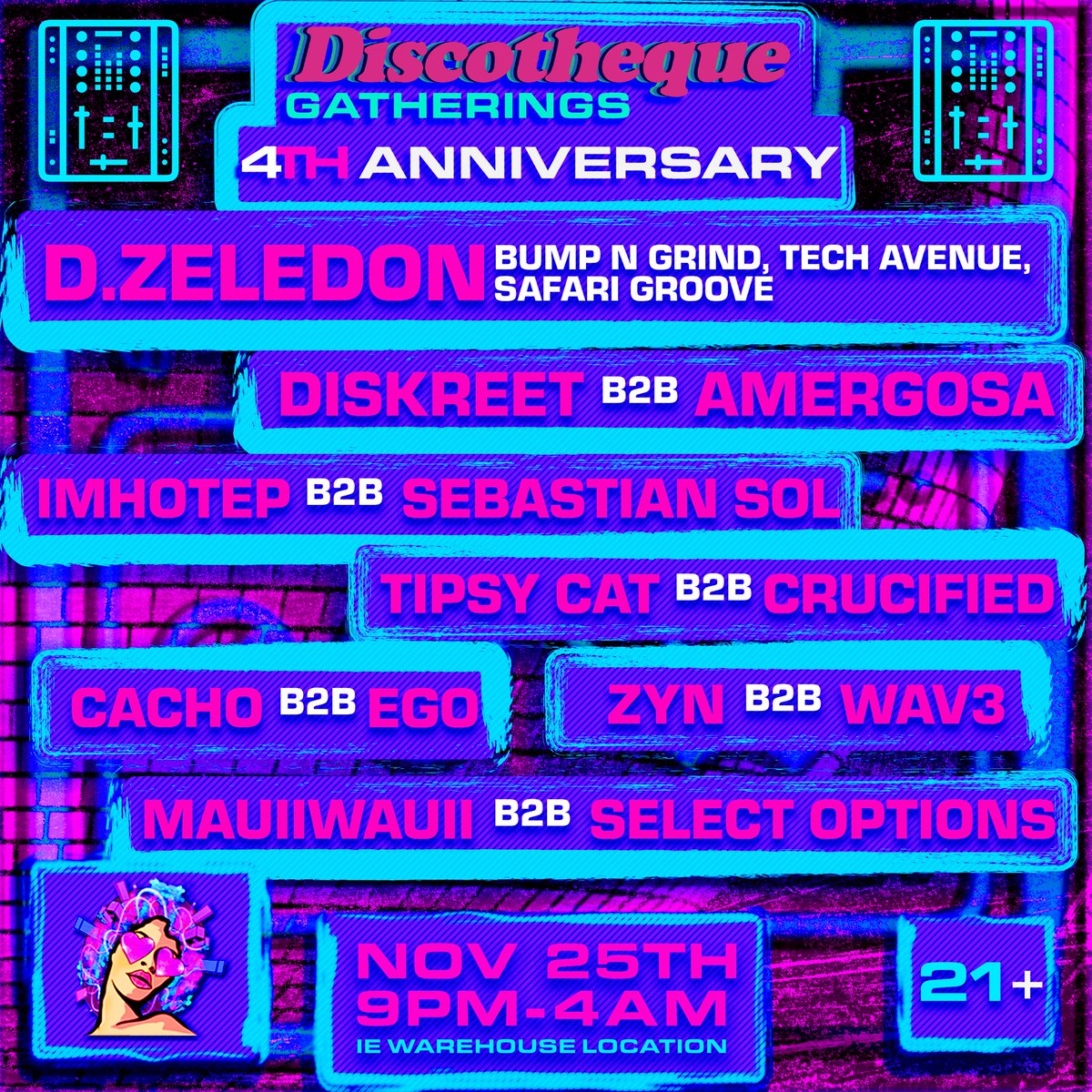 Celebrating 4 years. Thank everyone for the years!! To celebrate we’re going into the underground (literally) See you guys at the dancefloor ;) 
Link in Bio!!