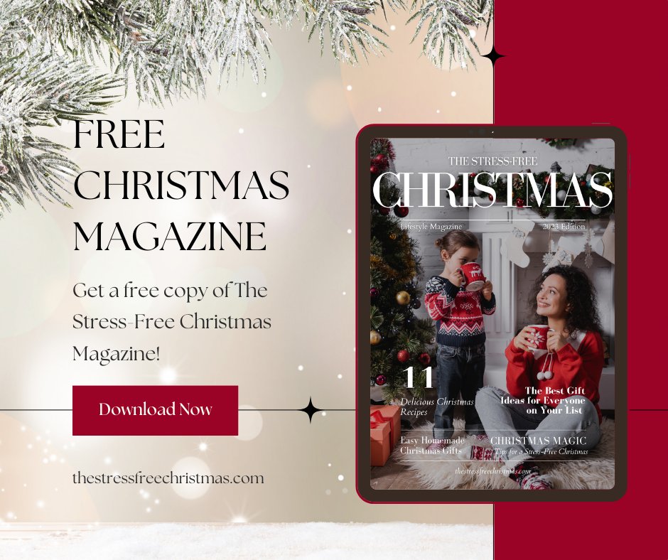 To help you planners out there, I want to share ​The Stress-Free Christmas Magazine, which I contributed to​. There are a lot of tips for a stress-free Christmas in it as well as some really cool gift ideas and a few vegan recipes. thestressfreechristmas.com/stress-free-ch… #gifts #DIYgifts