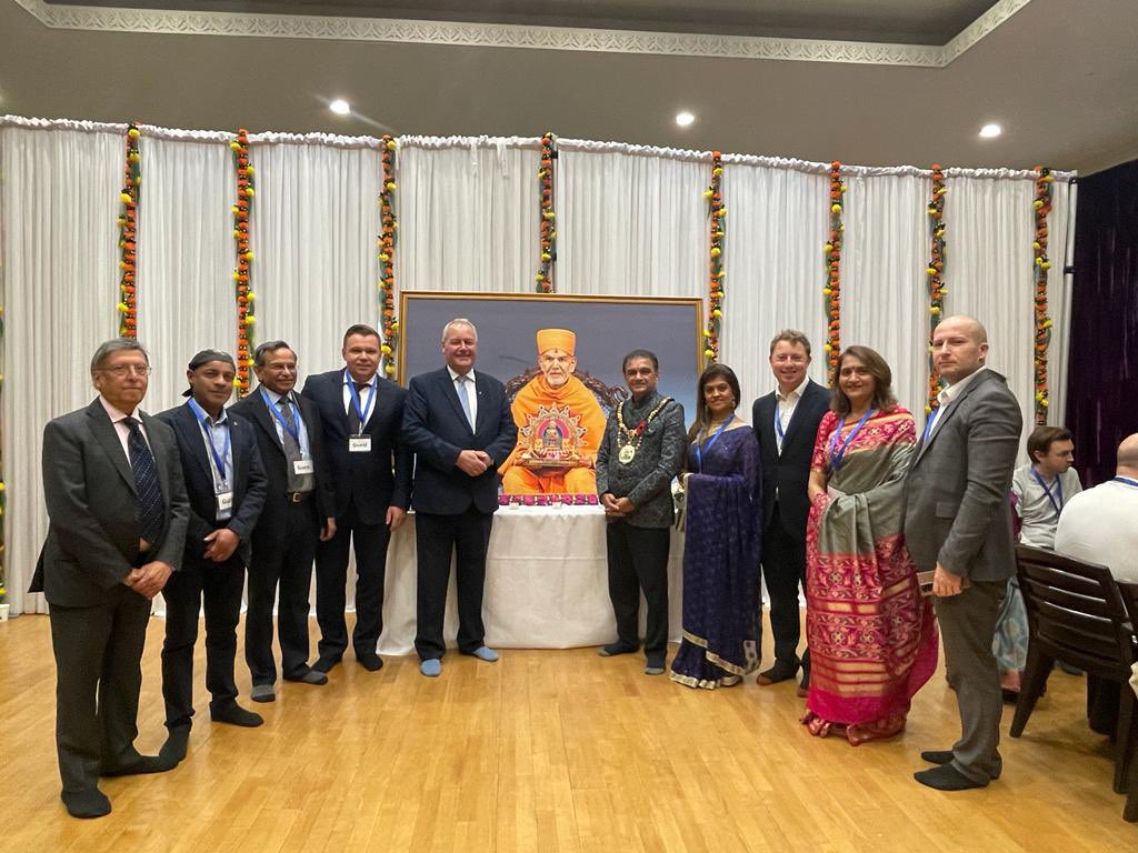 BobBlackman's tweet photo. 4th stop on 2023 #TourofTemples to celebrate #HinduNewYear @NeasdenTemple for hosting #HarrowMayor @ramjichauhan &amp; cllrs @ChetnaHalai &amp; @anjanapatel01 @vipincmithani @kdrabadia5 @Zak_Wagman @StefanVoloseni1 @hiteshkkaria #NutanVarshabhinandan #JaiShreeKrishna #JaiSwaminarayan https://t.co/lyrS4wkjb8