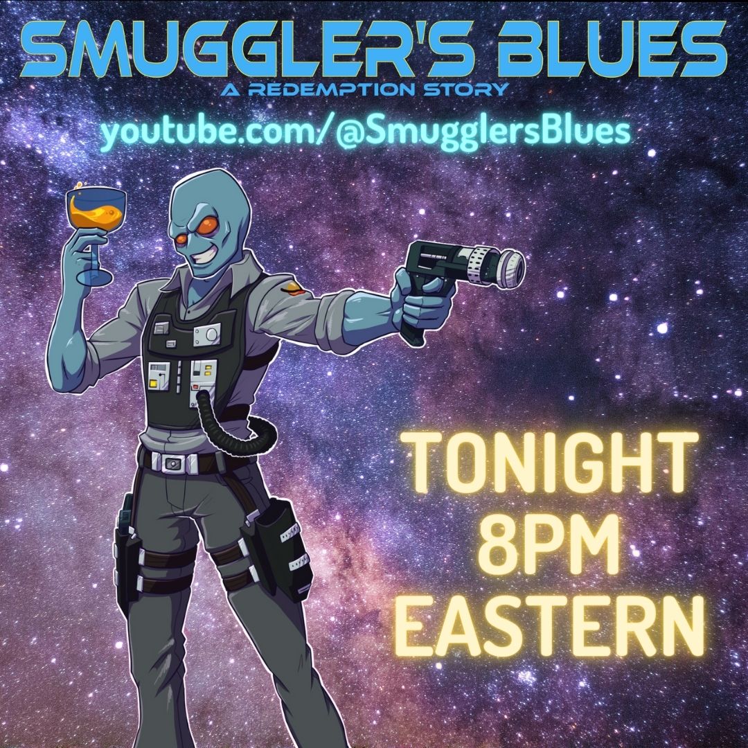 Join us tonight as @redemptionpod returns for another episode at 8PM Eastern! 40 minutes away!! youtube.com/@smugglersblues