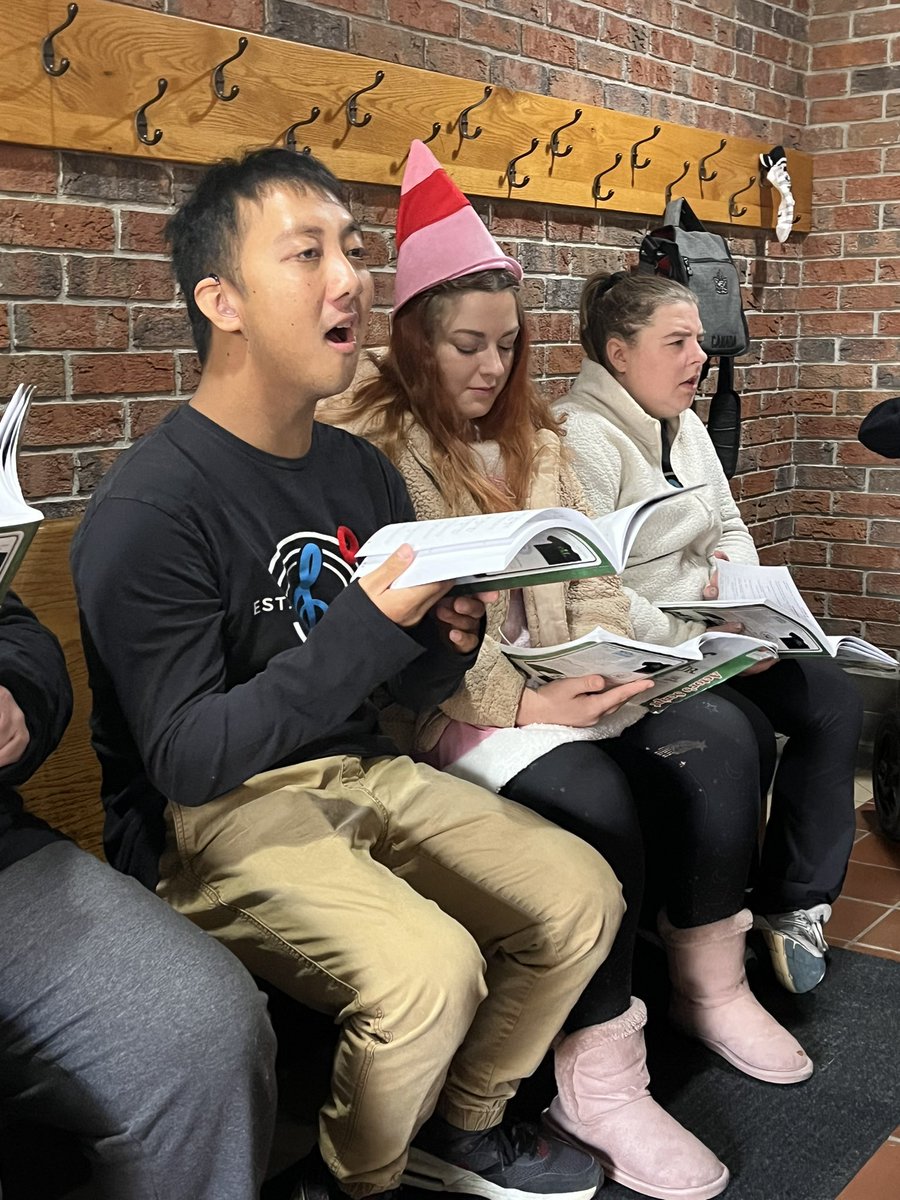 DCTMusicStudio's tweet photo. ๐ถโค๏ธ๐ถ 3 more rehearsals until our performance of Elf Jr. and we are pumped!! Lots of laughs, singing and moving. This past Saturday was a great rehearsal for marking details in our scripts. Way to go DCT Family! #inclusion #abilitiesfirst #singyoursong #elfjr #pencilsplease:) https://t.co/uUtxAN3WeL