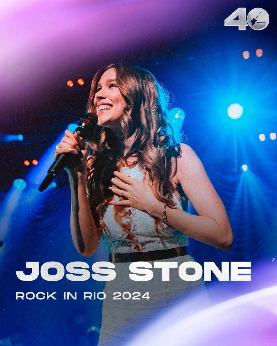 PortalJossStone's tweet photo. Confirmou! @JossStone no @rockinrio 2024! ๐ O Rock in Rio Card, ingresso antecipado para o festival, comeรงa a ser vendido no dia 07/12/2023 pelo valor de 755,00 (inteira). #JossStone #20YearsOfSoul https://t.co/zu0yDaP5QX