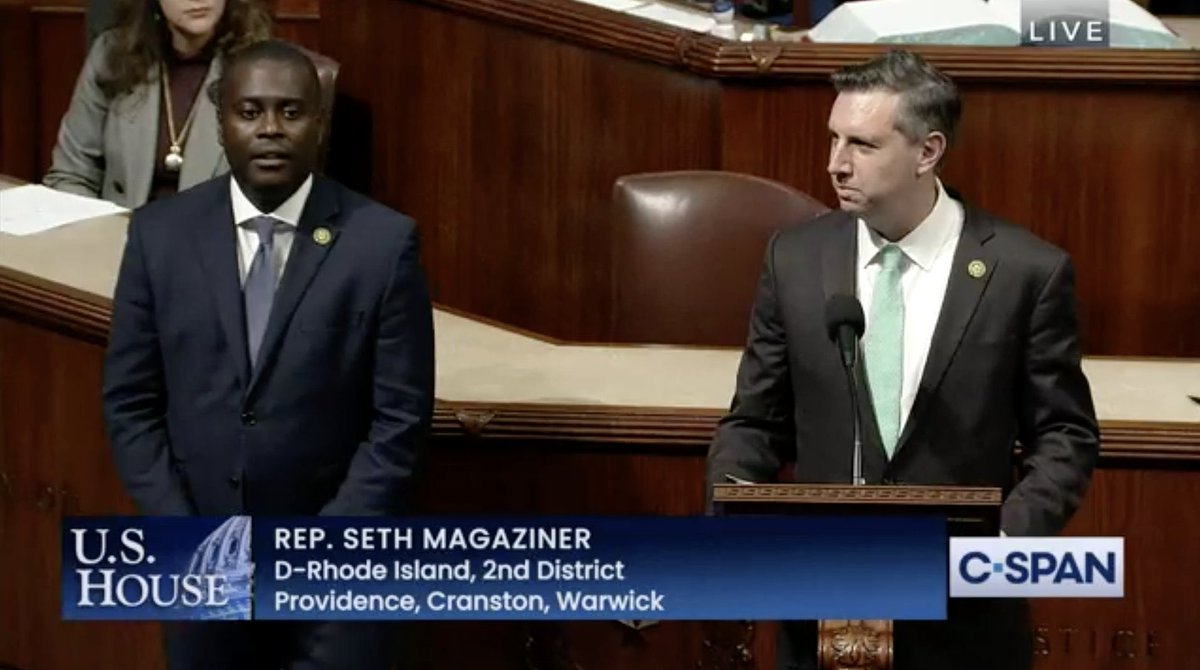 nagy_minaj's tweet photo. With Gabe Amo sworn in, Rhode Island has the youngest House delegation of any state now. Both members are millennials. https://t.co/btQ3AuyLNH