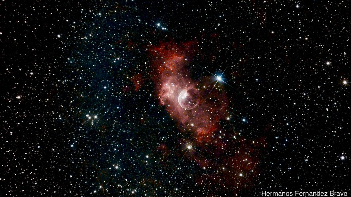 Nebulosa de la Burbuja. NGC7635. 2 horas de lights. Zwo asi 585mc. <a href="/MariaFndzBravo/">María Fernández-Bravo</a> <a href="/Astrocordoba/">Astrocórdoba</a> <a href="/astrosevilla/">astrosevilla</a> @REDAstronomica