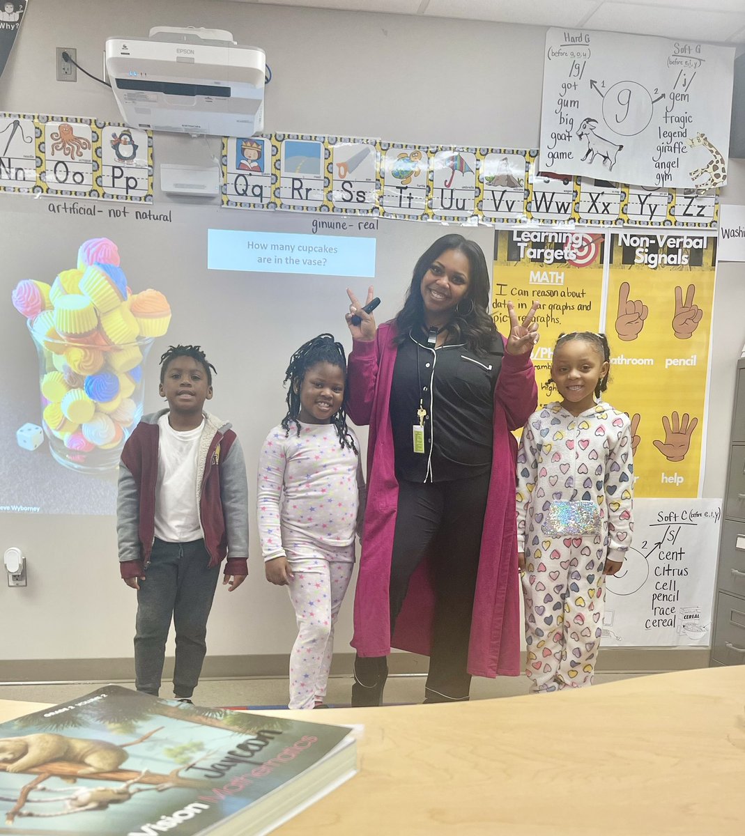 Happy Numeracy November! Measure it Monday! Today we wore our PJs and explored measurement concepts.