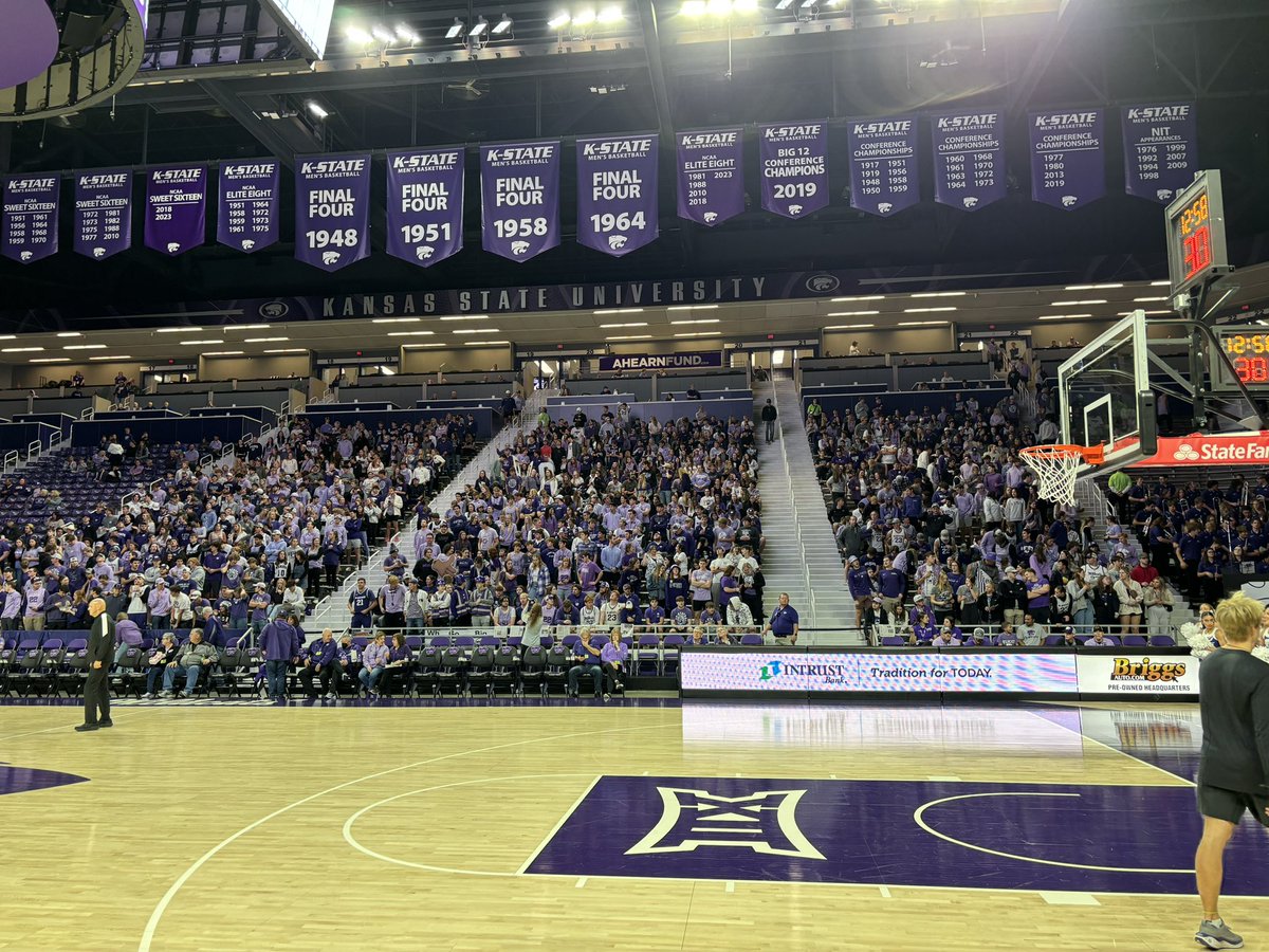 Another full student section in the Bram.